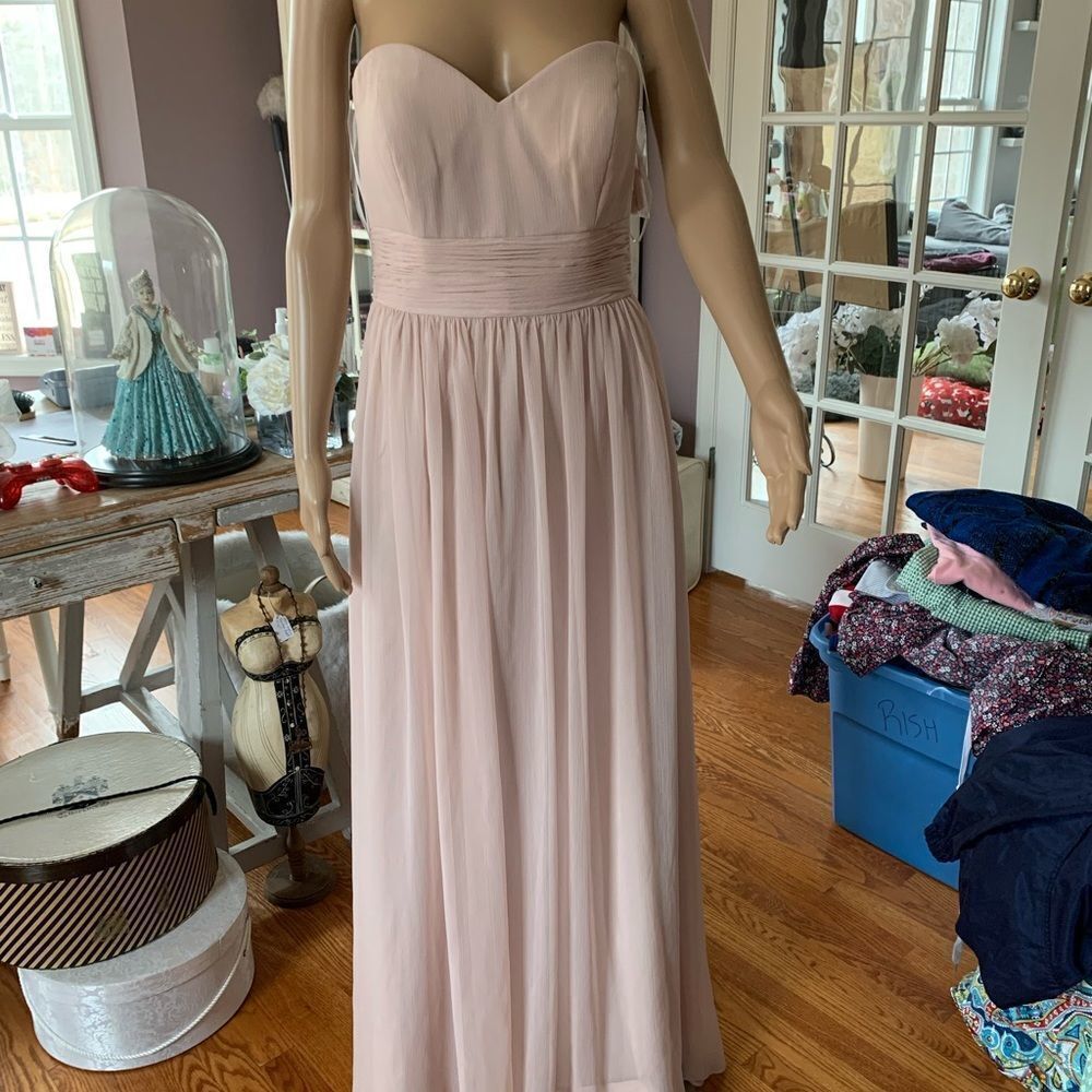 Lela Rose Style 226 Multi-way Blush Strapless Gown Dress sz 10 New